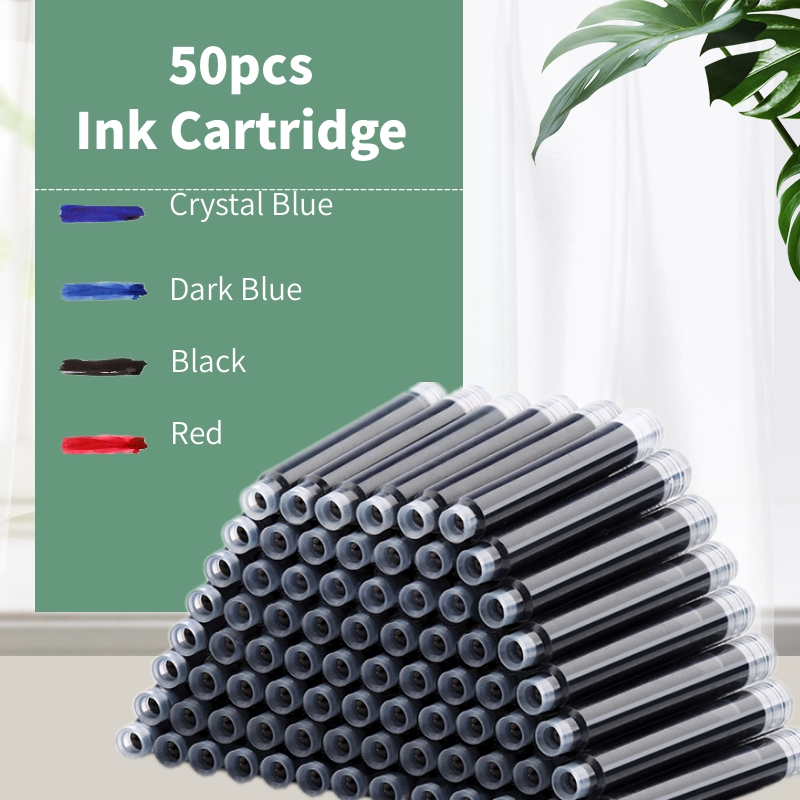Gel Ink Pen Set - Pluma estilográfica desechable de 2,6/3,4mm, cartucho
