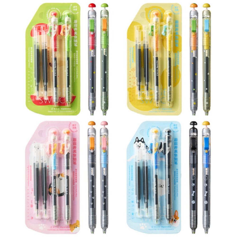Gel Ink Pen Set - Juego de 4 Bolígrafos Antiestrés de