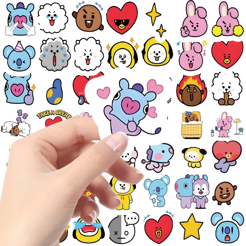Pegatinas BT21 Koya RJ Tata Sh - Memo Pad Sticky reseña y precio