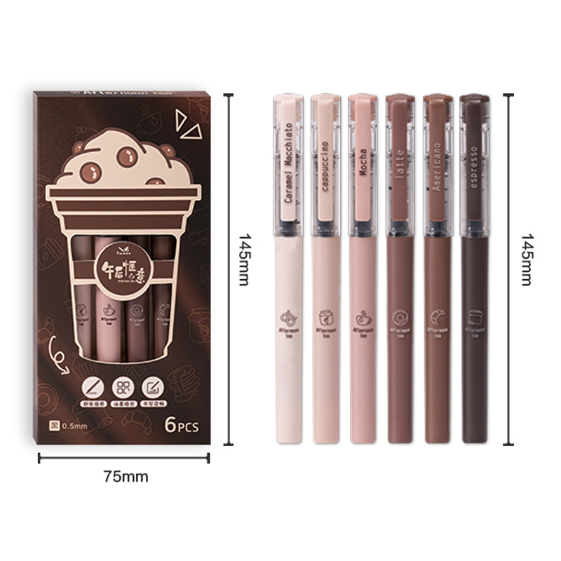 Juego de 6 unidades de bolígra - Gel Ink Pen Set reseña y precio